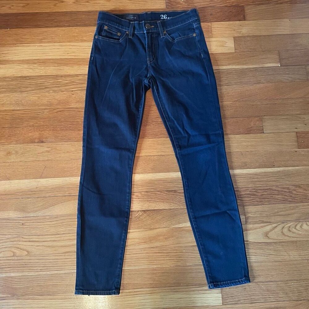 J CREW | toothpick blue jeans 26 ankle